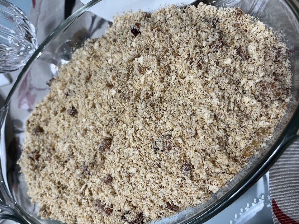 Farofa Acebolada com Bacon